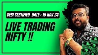 Bank Nifty50:NOV 19th  Live Options Trading today#BankNiftyTradingLive|2024 Learn Trading Easy Way.