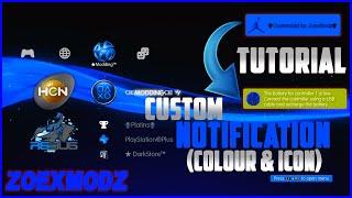 [TUT] CUSTOM NOTIFICATION COLOUR+ICON [PS3HEN,CEX,DEX] | ZoexModz