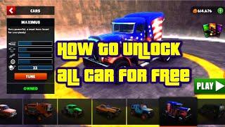 How to unlock all car in Off the road android