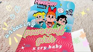 UNBOXING POP MART THE POWERPUFF GIRLS X CRY BABY PLUSH BLIND BOX! *name change announcement too*