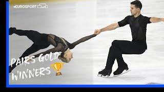  Minerva Hase & Nikita Volodin take a surprise win! | Eurosport Figure Skating | Highlights