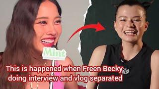 (ENG SUB) FreenBecky separated the interview but still connected with each other!