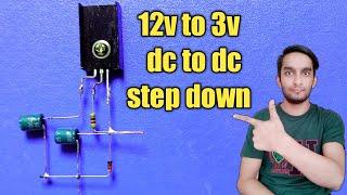 12v to 3v converter | how to make 12v to 3v dc converter | dc to dc step up converter