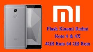 Flash Mi Redmi note 4 & 4X 4GB Ram 64GB Rom Global Fastboot Rom