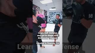 Learn Self-Defense and get in shape with Kickboxing Classes. Located in Downey, CA ￼