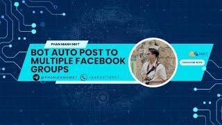 Bot Auto Post To Multiple Facebook Groups | Social Marketing Tools