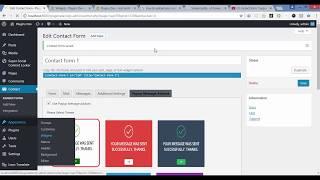 contact form 7 popup message addon plugin for WordPress