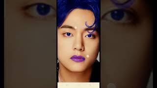 BTS V Blue  transformation #shorts