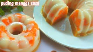 Resep puding mangga susu wajib bikin enak banget seger buatnya mudah simple dan ga ribet