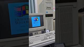 90s Computing  - Windows 3.1 startup sequence - #nostalgia #asmr