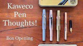 Kaweco Pen Thoughts: The Box Opening