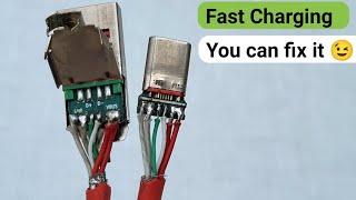 How to Repair Fast Charging Cable,How to Fix  Fast charging cable