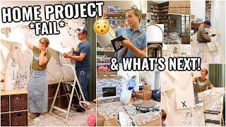 FIXING A *failed* DIY PROJECT!! NEW HOUSE PROJECTS & SPEND THE DAY WITH US