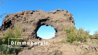 Dimmuborgir | Mývatn Iceland | Treadmill Running | POV Run | 50 min Workout