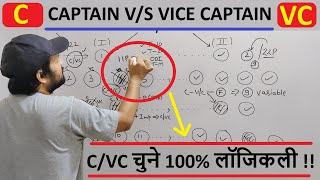 Dream11(ड्रीम) ग्रैंड लीग में Captain/Vice-Captain (C/VC) की परेशानी ख़तम |Dream11 Tips and Tricks