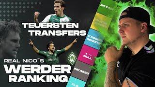 Die 25 teuersten Werder Transfer ! - Transfer Ranking ( Tier Maker)