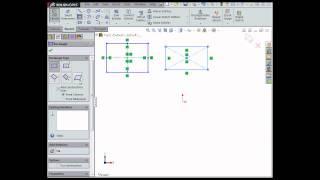 Construction lines in rectangles - SOLIDWORKS tutorials - what's new in 2015?