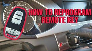 Audi key Programming -  Sync remote Key Audi - Repair remote key - Reprogram Remote Key 