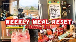 Weekly Meal Reset | Frugal + Grocery Haul + Recipes + Cheap Dinner Ideas + Low Income Homemaking