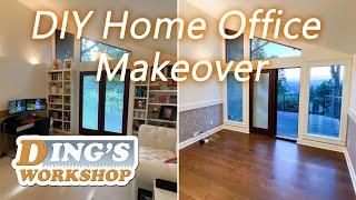 Home Office Remodel - TOTAL MAKEOVER - Room Renovation in ONLY 3 DAYS! (no commentary)