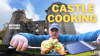 Cooking Up Some Grub at Nunney Castle in Frome Somerset