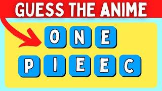 Can You Guess The ANIME by its Scrambled Letters? 