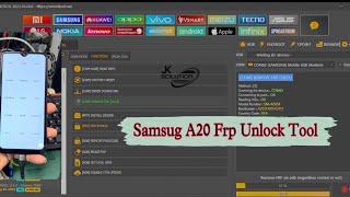 Samsung A20 Frp Unlock Tool | Samsung A20 Lock | Jk Solution