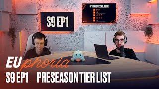 Preseason Tier List | EUphoria | 2022 LEC Spring S9 EP1