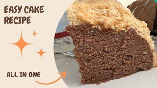 Crush the cake crust into the filling and enjoy the taste! Simple dessert!