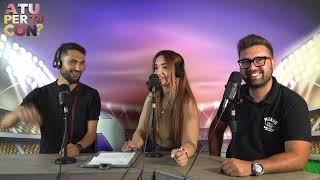 Claudia Santoro con Gianluca Cosentino fisioterapista della SSC Bari ️ , e Fabrizio Salamino