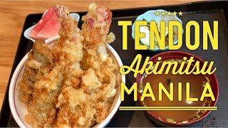 Shitamatchi Tendon Akimitsu Manila Philippines Now Open! Ebi Tendon Anago Don