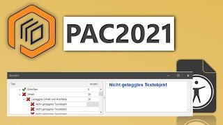 Nicht getaggtes Textobjekt (PAC2021 / PAC3 Fehler)