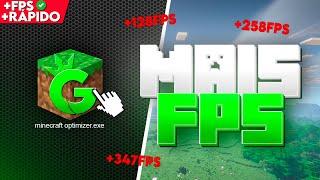 MELHORE SEU FPS NO MINECRAFT COM APENAS UM CLICK!