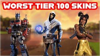 Revisiting Some of Fortnite's WORST TIER 100 SKINS of ALL TIME...