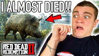 HUNTING THE LEGENDARY WILD BOAR! Red Dead Redemption 2 Pt.28 - Kendall Gray