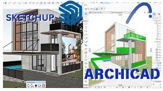 1. How to Model a SketchUp Building in Archicad | Architectural Working Drawing (Introduction)