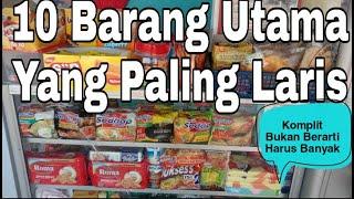 10 Barang Utama Yang Paling Laris Di Warung  Sembako #palinglaris#warung#