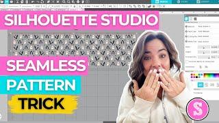 Silhouette Studio Seamless Pattern Trick That's So Easy It's Stupid