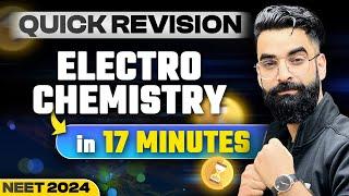 Electrochemistry in 17 MinutesQuick Revision | NEET 2024