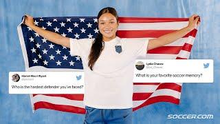 USWNT Star Sophia Smith Answers Your Questions