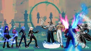 Kula Edits Team vs Random Bosses Team | KOF MUGEN