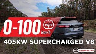 2020 Range Rover Velar SVAutobiography Dynamic V8 0-100km/h & engine sound