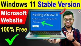 Windows 11 Stable Version Installation - NO DATA LOSS How to Install Windows 11 | Windows 11 ISO