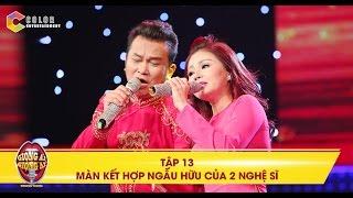 Giọng ải giọng ai | tập 13: tiết mục song ca vui "té ghế" của nghệ sĩ Lê Giang, Hữu Quốc