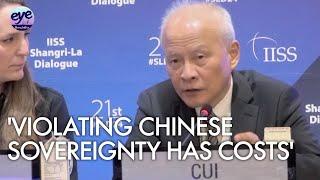 China's diplomat Cui Tiankai defends Chinese coast guard's lawful patrols in South China Sea