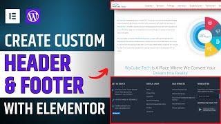 How to Create Custom Header & Footer in WordPress with Elementor (LIVE PRACTICAL )