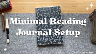 MINIMAL READING JOURNAL SETUP | how I track my reading in my book journal