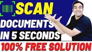 Scan Documents (FREE) in 5 seconds #shorts