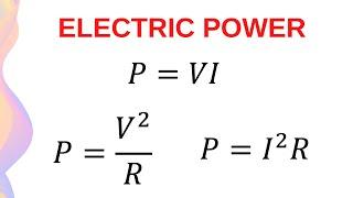 Electric Power Explained: Equations & Problems // HSC Physics