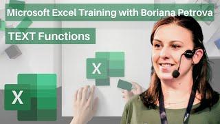 Text Functions - Microsoft Excel Training with Boriana Petrova